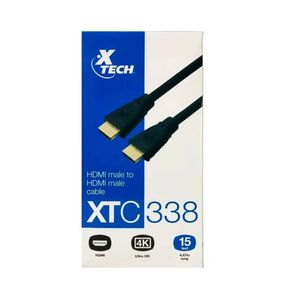 Cable HDMI XTECH 15 Pies (4.57 Metros) HDMI A HDMI